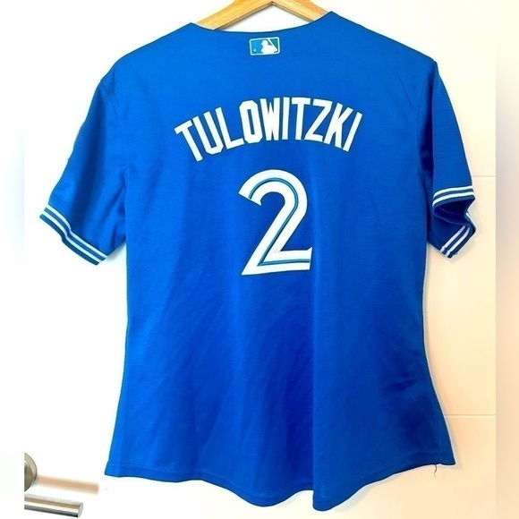 Toronto Blue Jays Tulowitzki Majestic Royal Alternate Cool Base Player Jersey - Picture 3 of 5